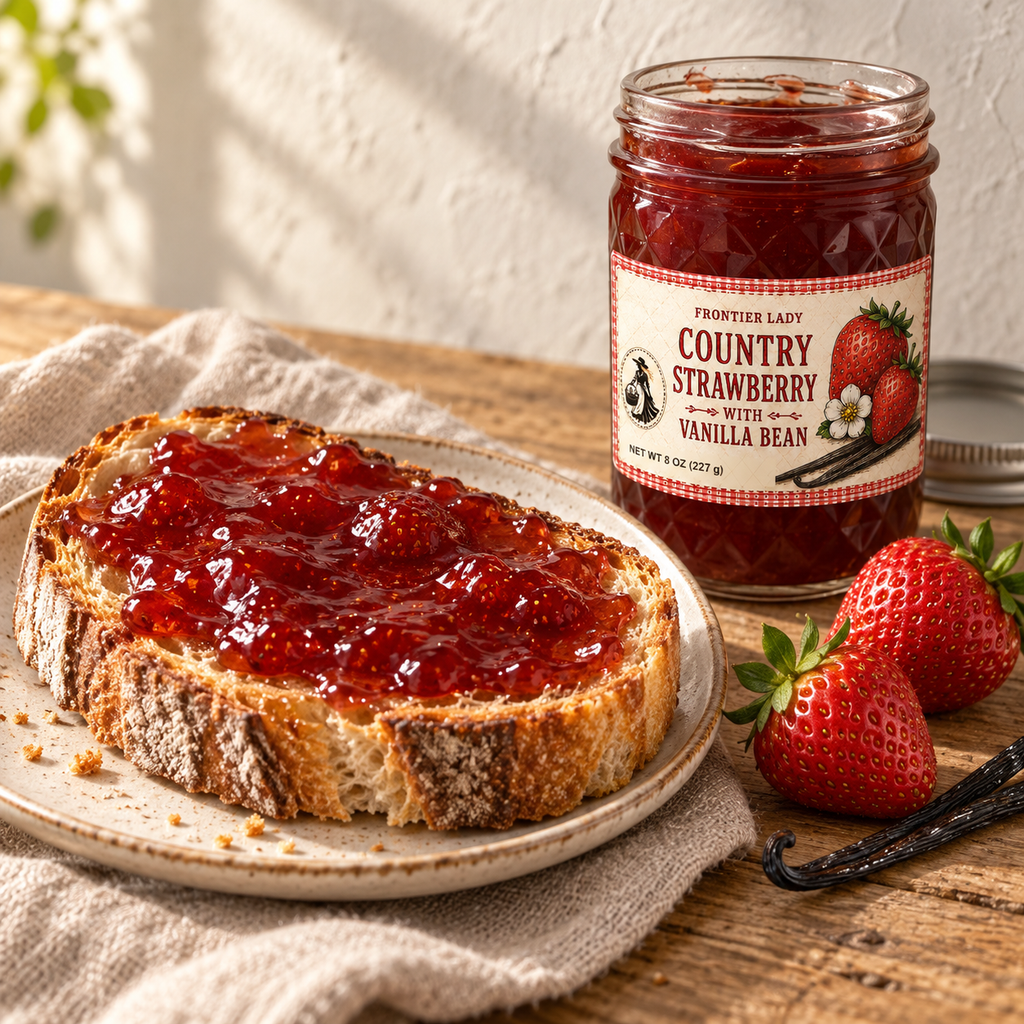 Country Strawberry with Vanilla Bean