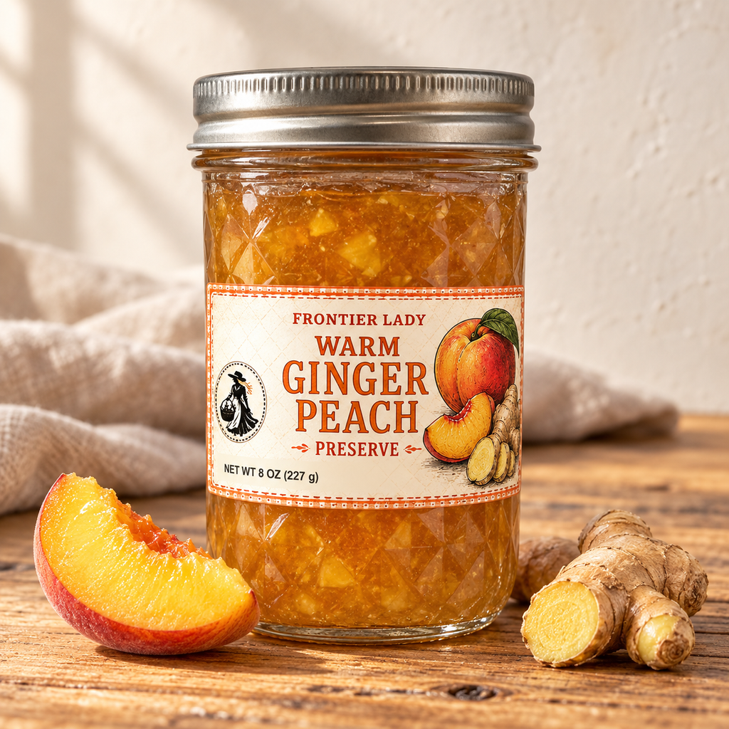 Warm Ginger Peach Preserve