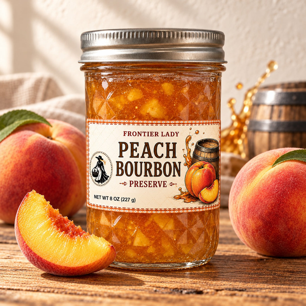 Peach Bourbon Preserve