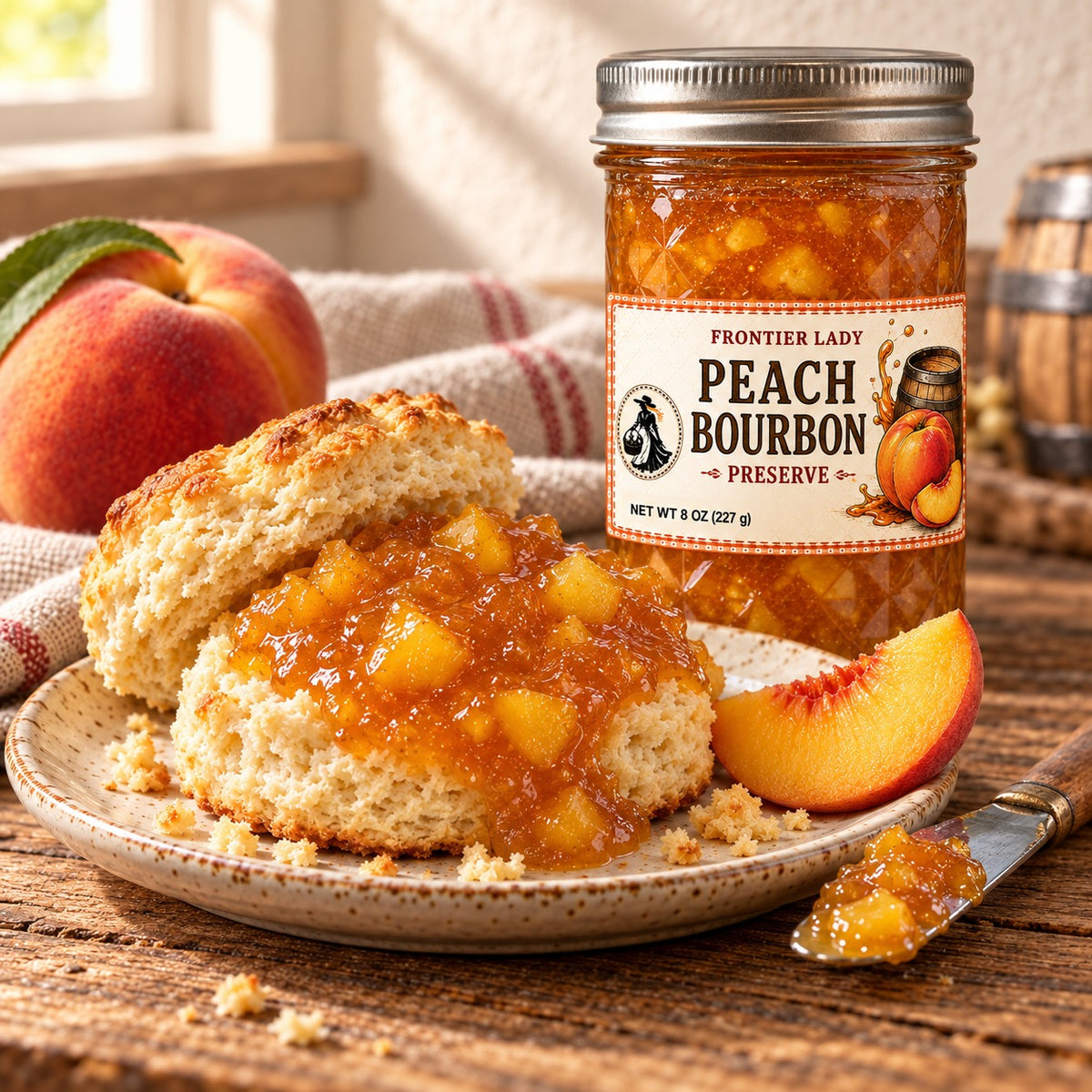 Peach Bourbon Preserve