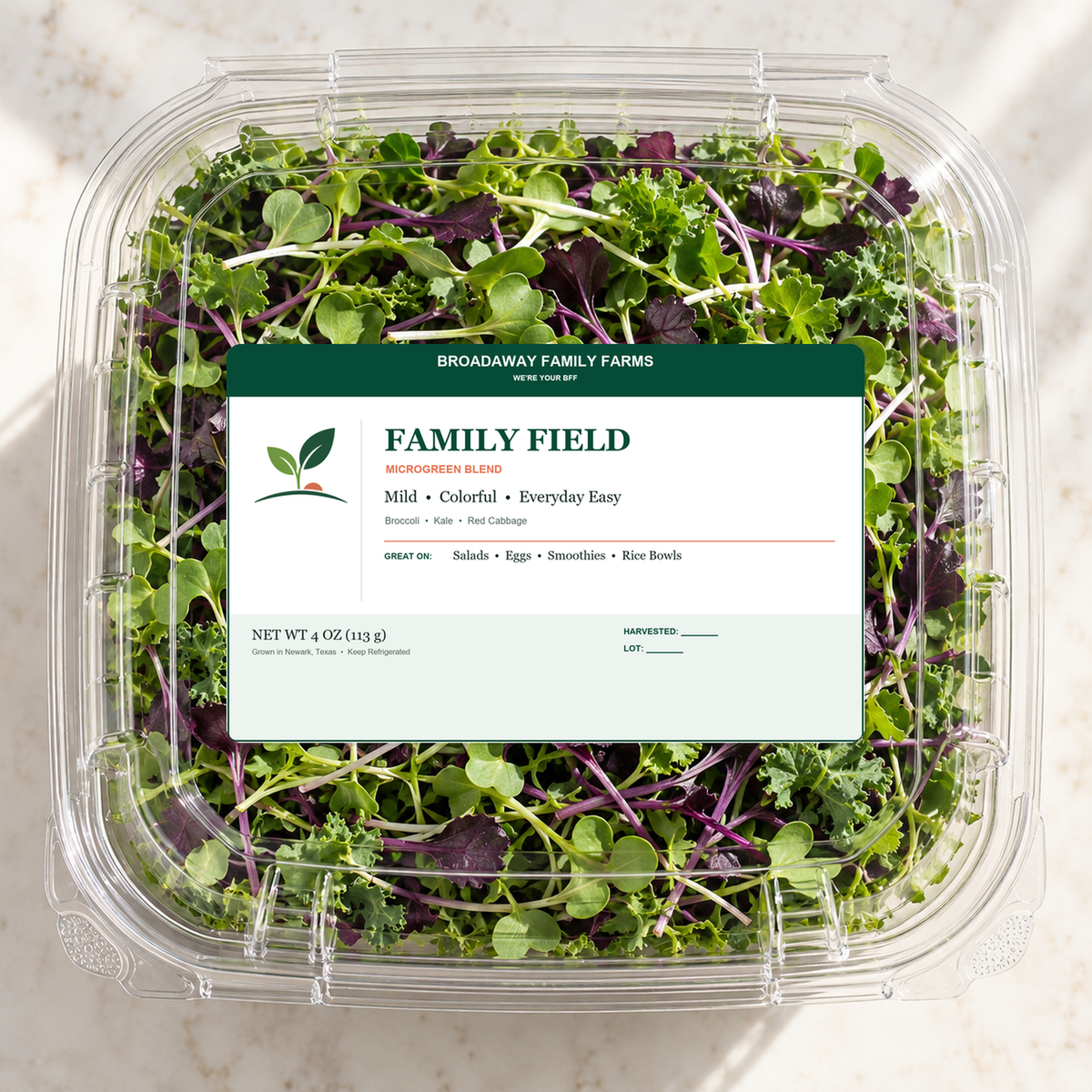 Family Field Microgreen Blend