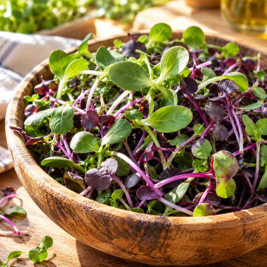 Rainbow Crunch Microgreen Blend
