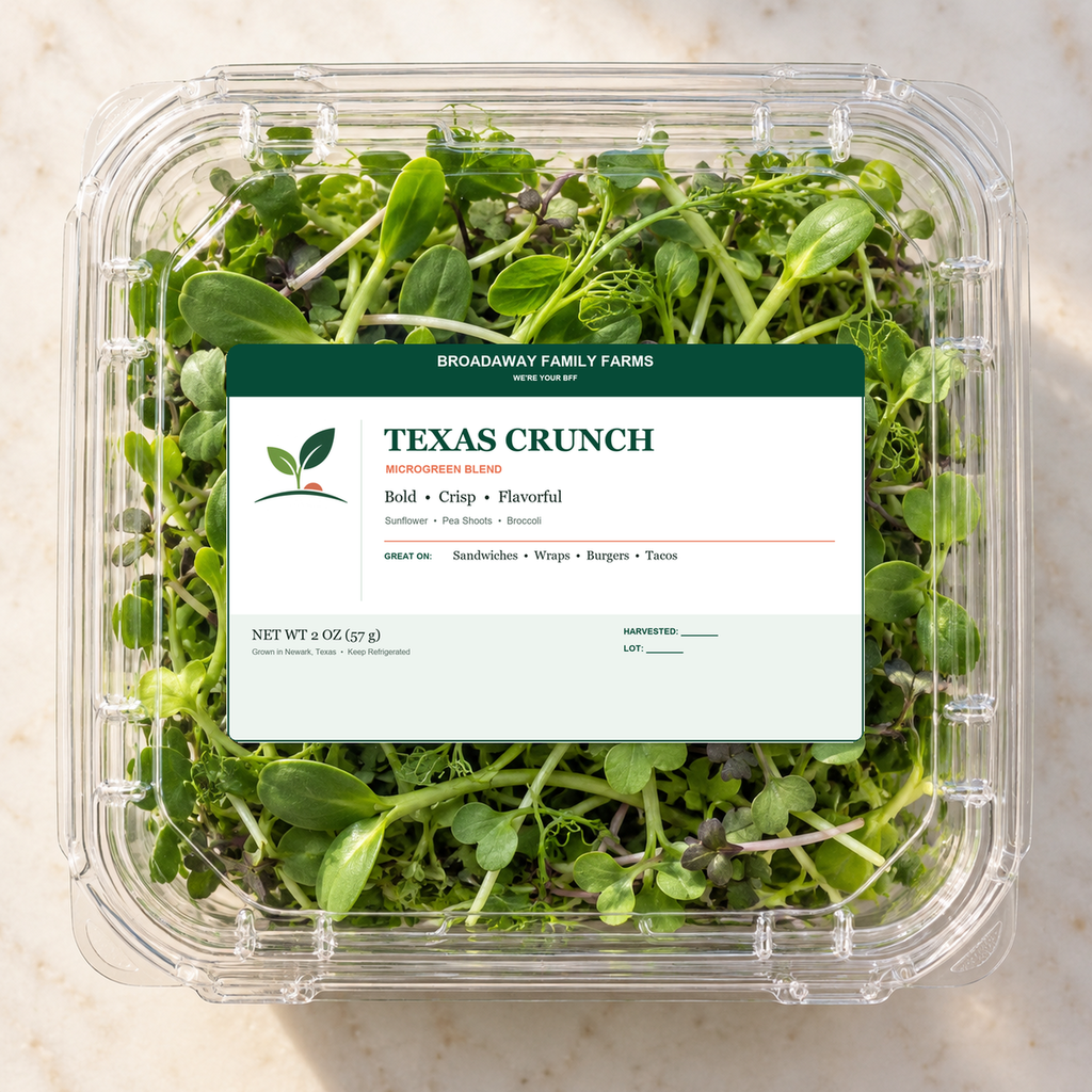 Texas Crunch Microgreen Blend