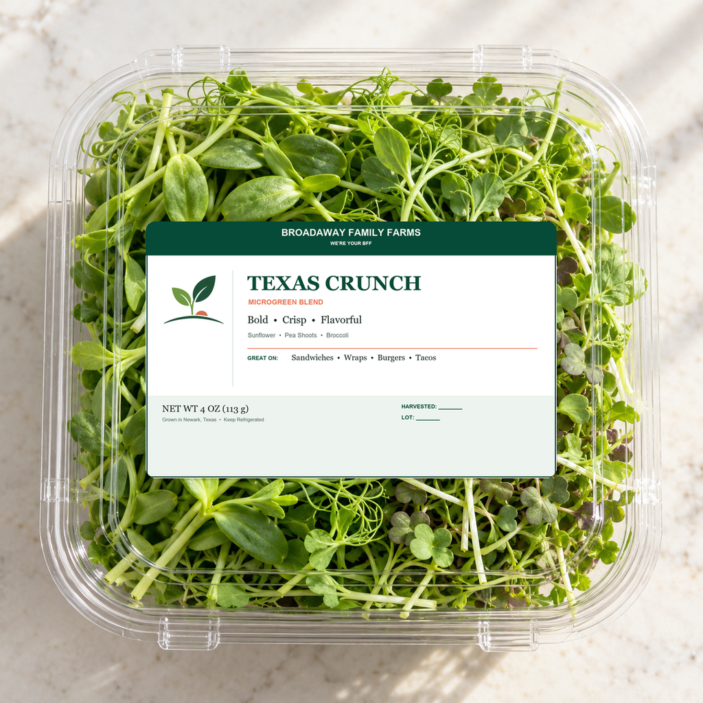 Texas Crunch Microgreen Blend